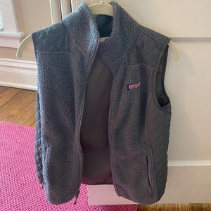 Vineyard Vines Fleece Navy Vest